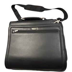 Samsonite 1910 Heritage Traveler Faux Leather Business Briefcase 14”‎
